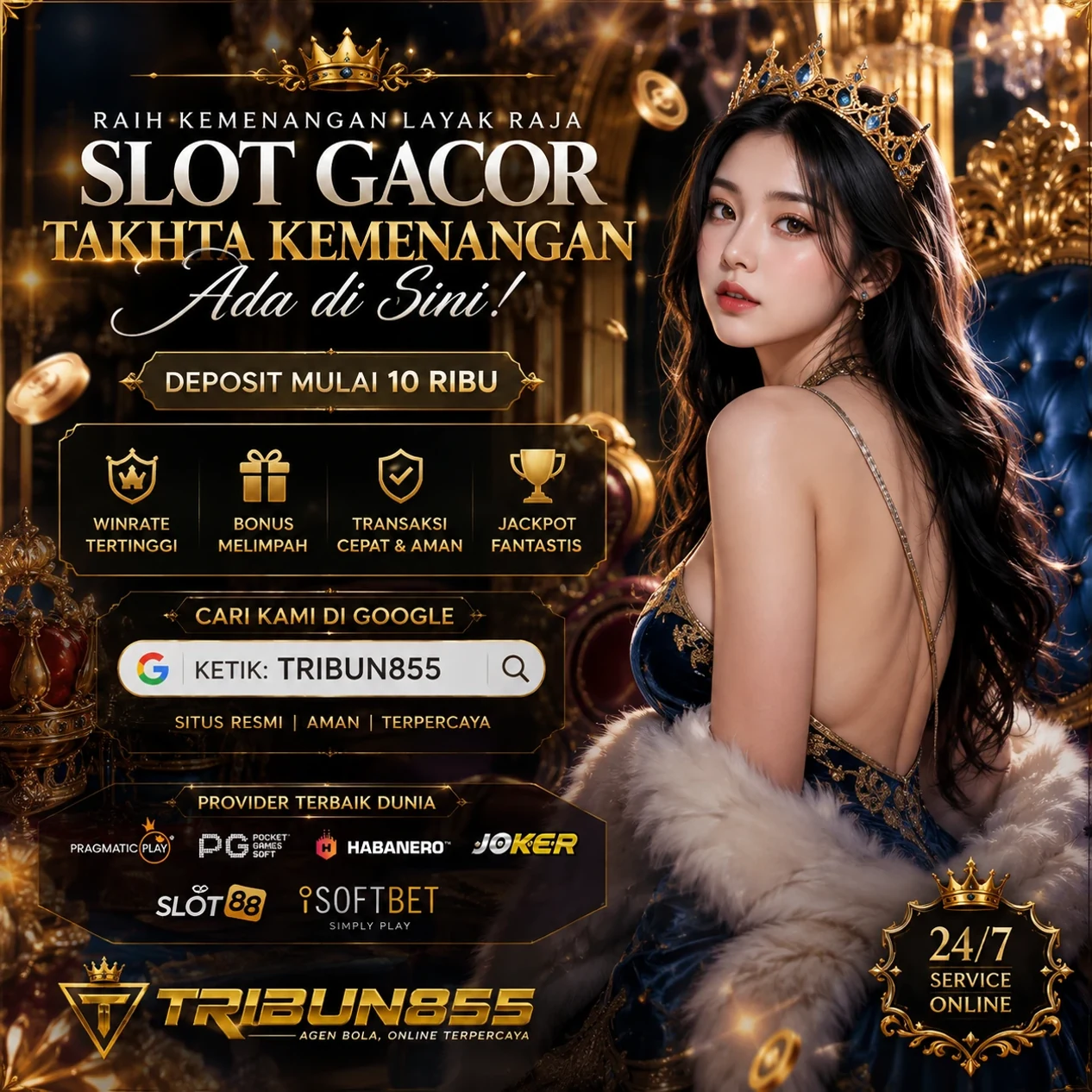 Thumbnail 1 of 3, Poster, Panduan Slot Gacor TRIBUN855: Riset Cerdas & Main Aman designed and sold by TRIBUN855.